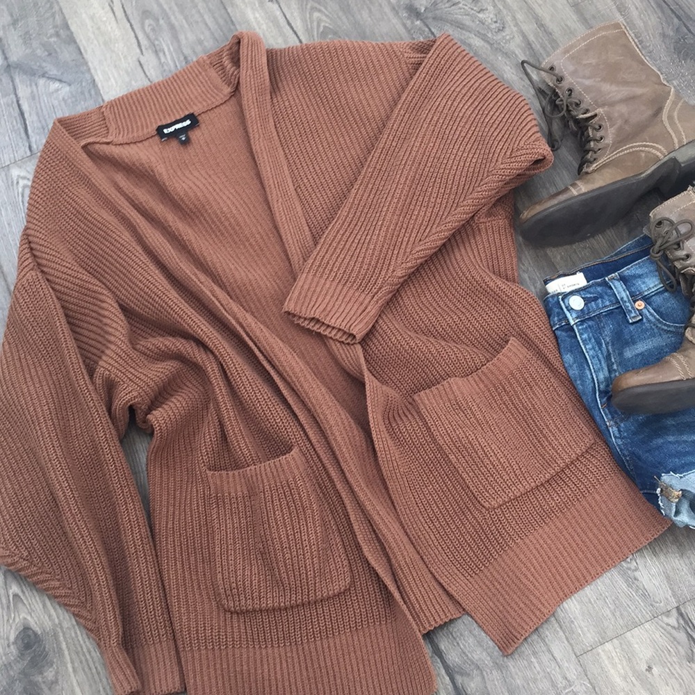 Express long cozy cardigan ~ Size Medium